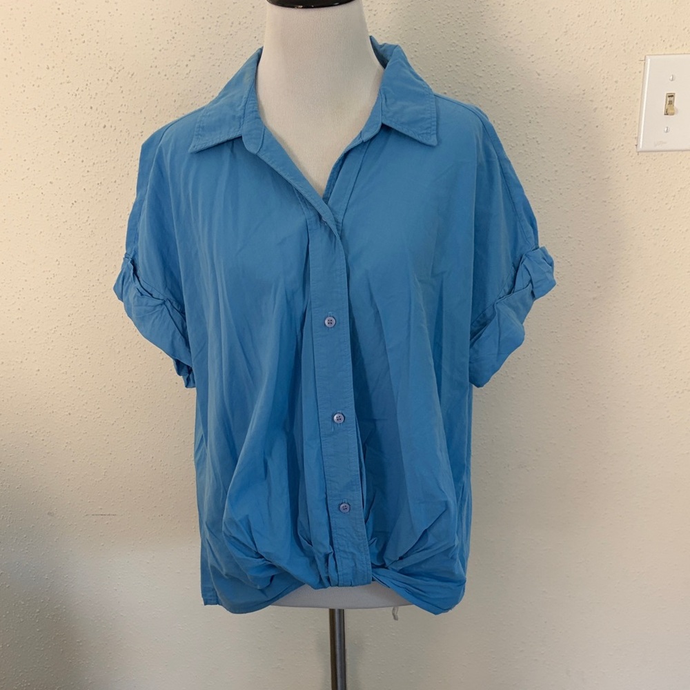 Stateside Blue Button-Down Shirt
